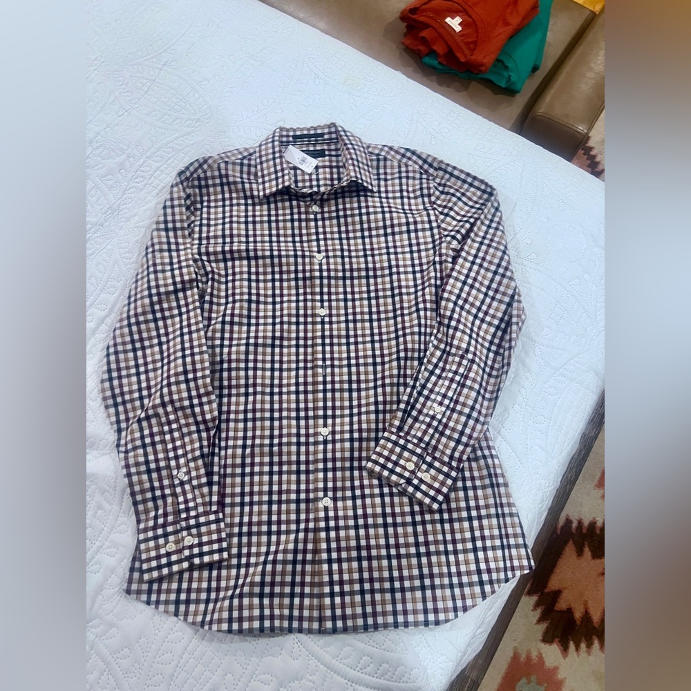 Banana Republic button down Plaid Shirt